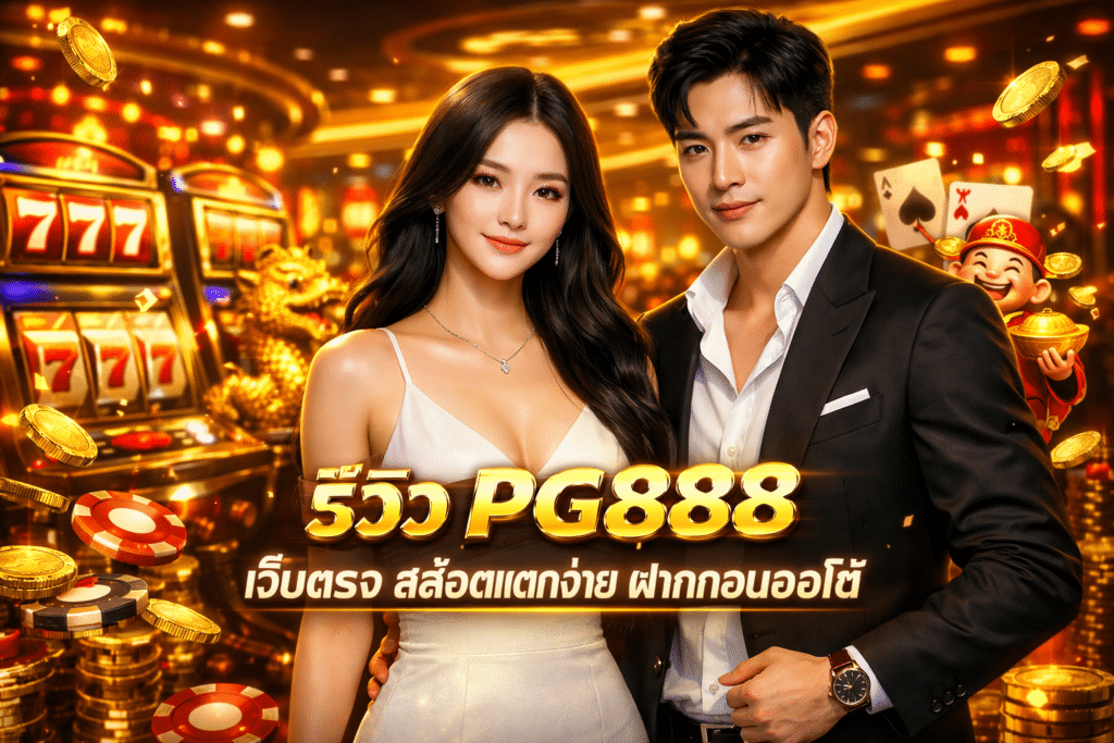 รีวิว PG888 เว็บตรง สล็อตแตกง่าย ฝากถอนออโต้ และจุดเด่นต่างๆ